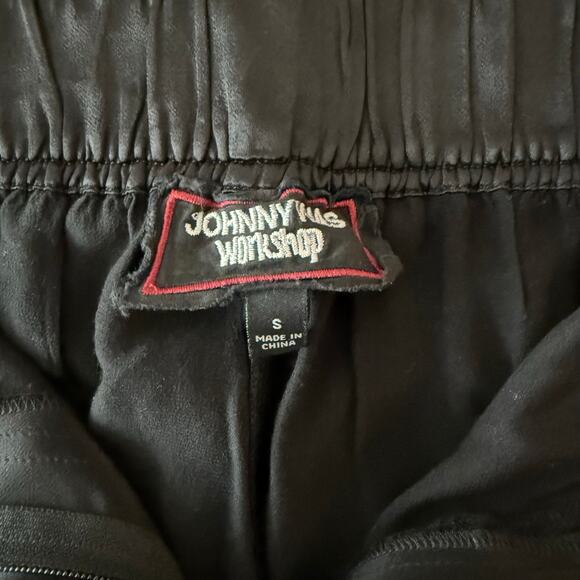 Johnny Was celestial Estrella wide leg satin cargo pants silk blend S small - Picture 9 of 16